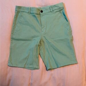 Janie and Jack Mint Green Flat Front Shorts